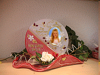 Kerzengesteck Zur diamantenen Hochzeit
