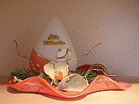 Gesteck Frohe Weihnachten 2