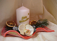 Gesteck Frohe Weihnachten 7