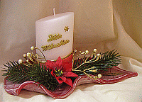 Gesteck Frohe Weihnachten 6