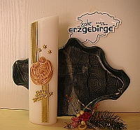 Ovalkerze Heilige Familie 1