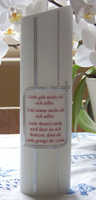 Moderne Kerze zur Verm�hlung